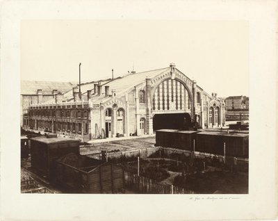 Station van Boulogne, Kant van Parijs door Edouard Denis Baldus